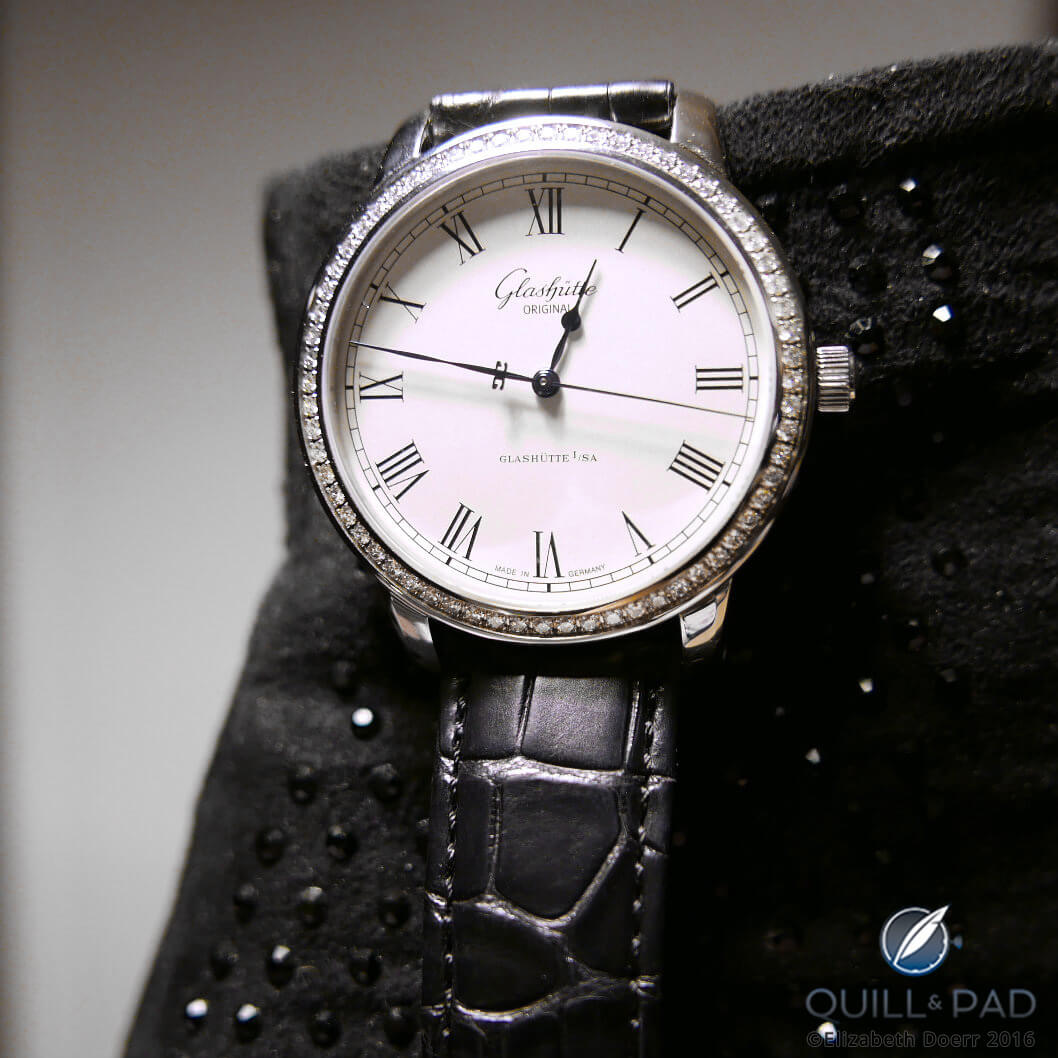 Glashütte Original Senator Automatic with diamond-set bezel