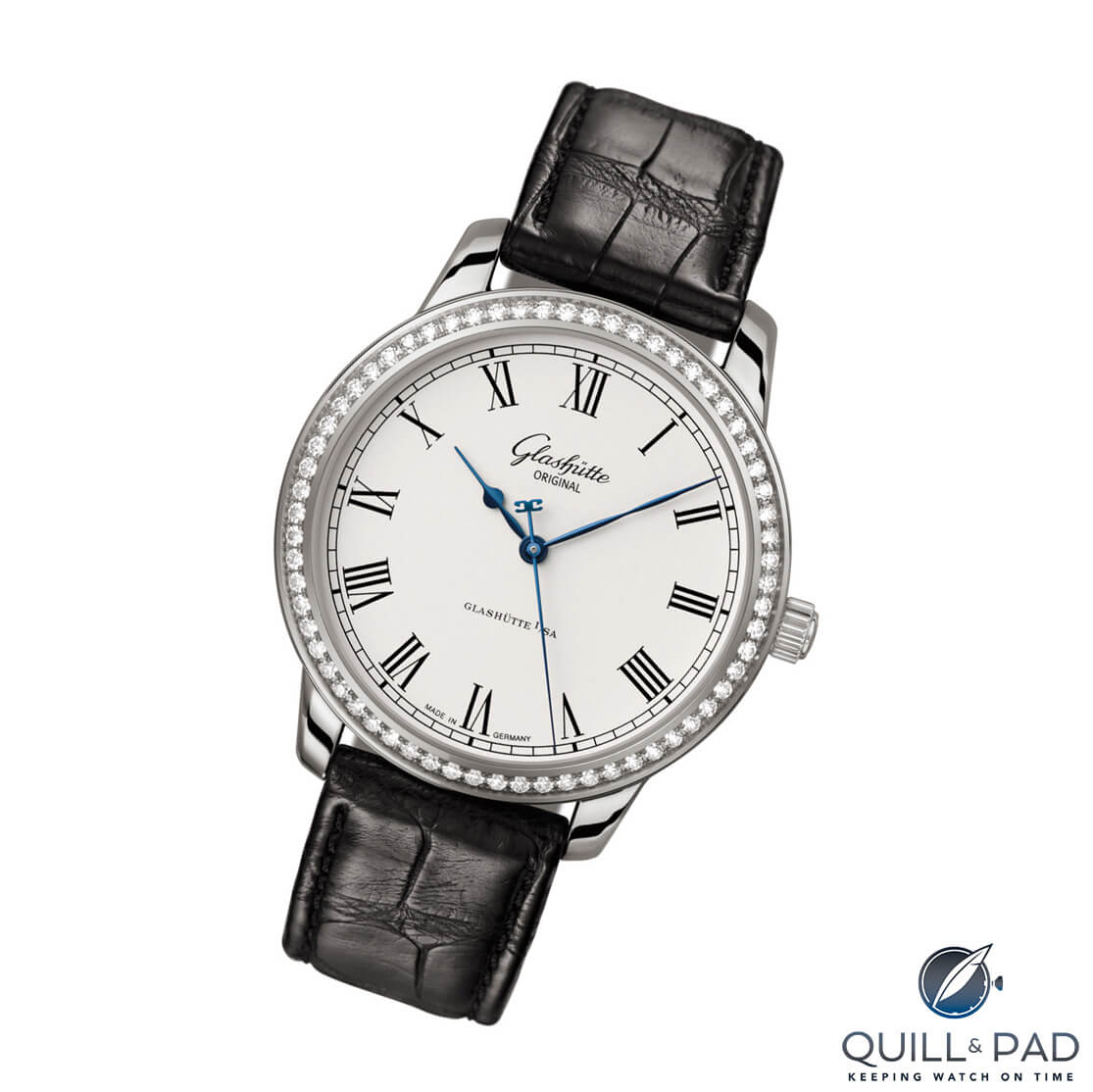 Glashütte Original Senator Automatic with diamond-set bezel