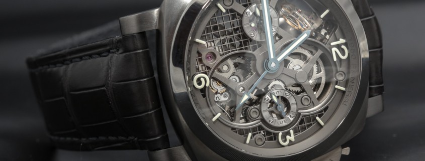 Panerai Lo Scienziato Luminor 1950 Tourbillon GMT Titanium