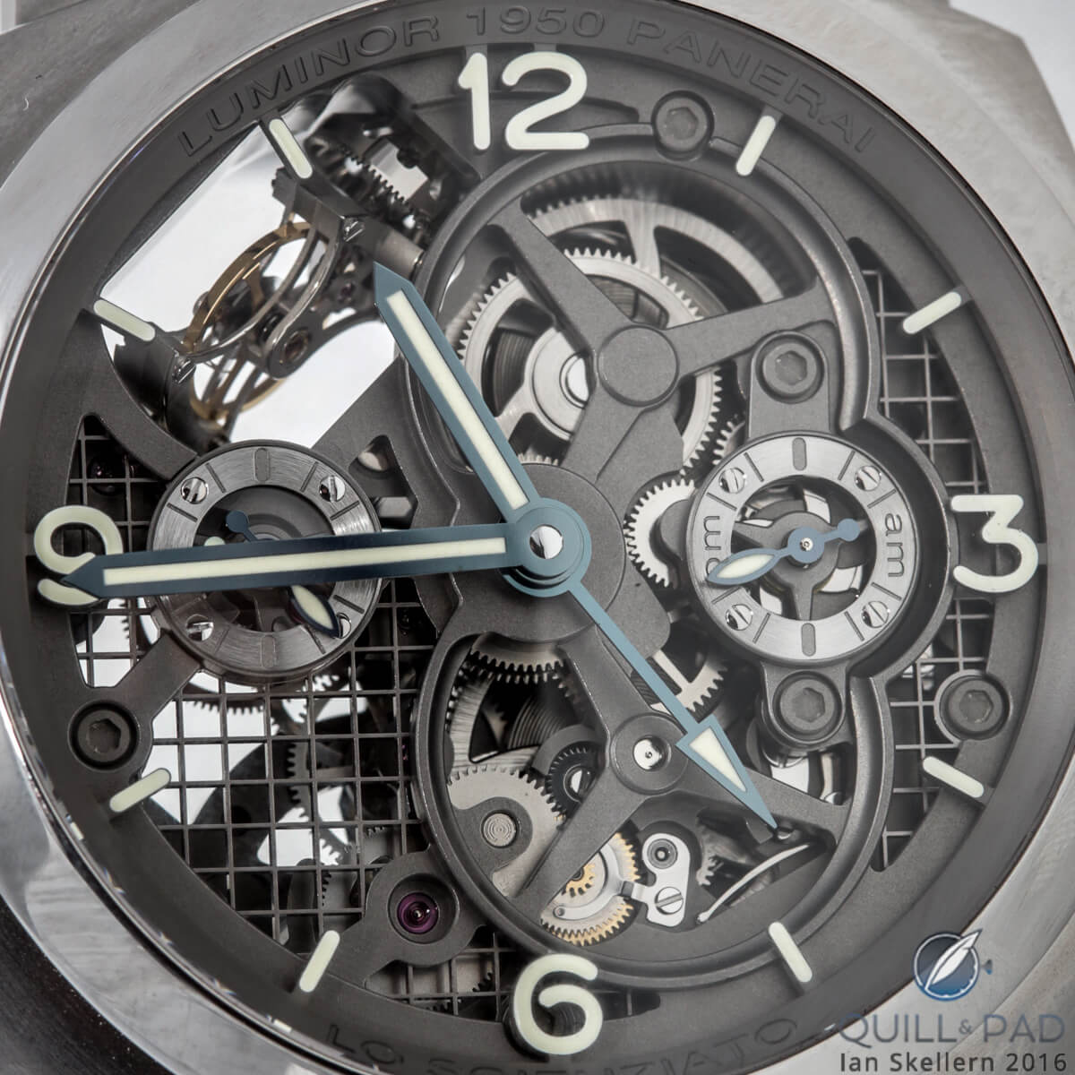 Panerai Lo Scienziato Luminor 1950 Tourbillon GMT Titanium