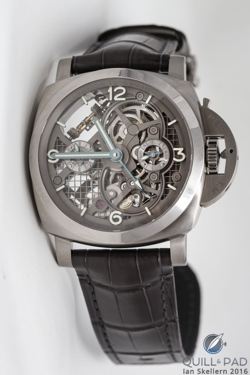 Panerai Lo Scienziato Luminor 1950 Tourbillon GMT Titanium