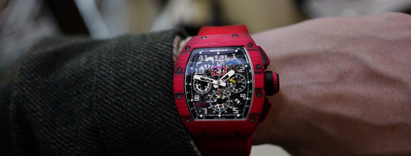 Richard Mille Red Quartz TPT RM011 wristshot
