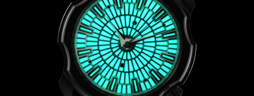 Sarpaneva K0 Seasons "Spring" glowing in the dark
