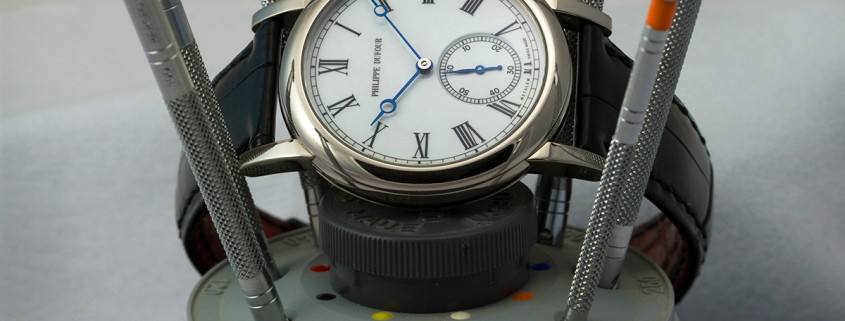 With the tools of the trade: Philippe Dufour Simplicity