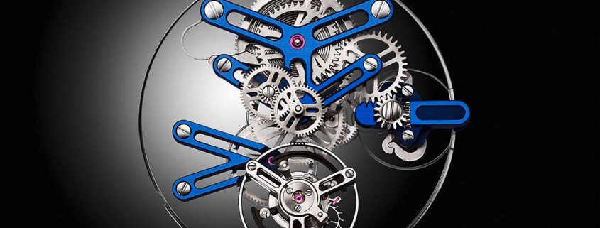Movement of the Angelus U20 Ultra-Skeleton Tourbillon