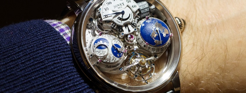 Wristshot of the Bovet Récital 18 Shooting Star