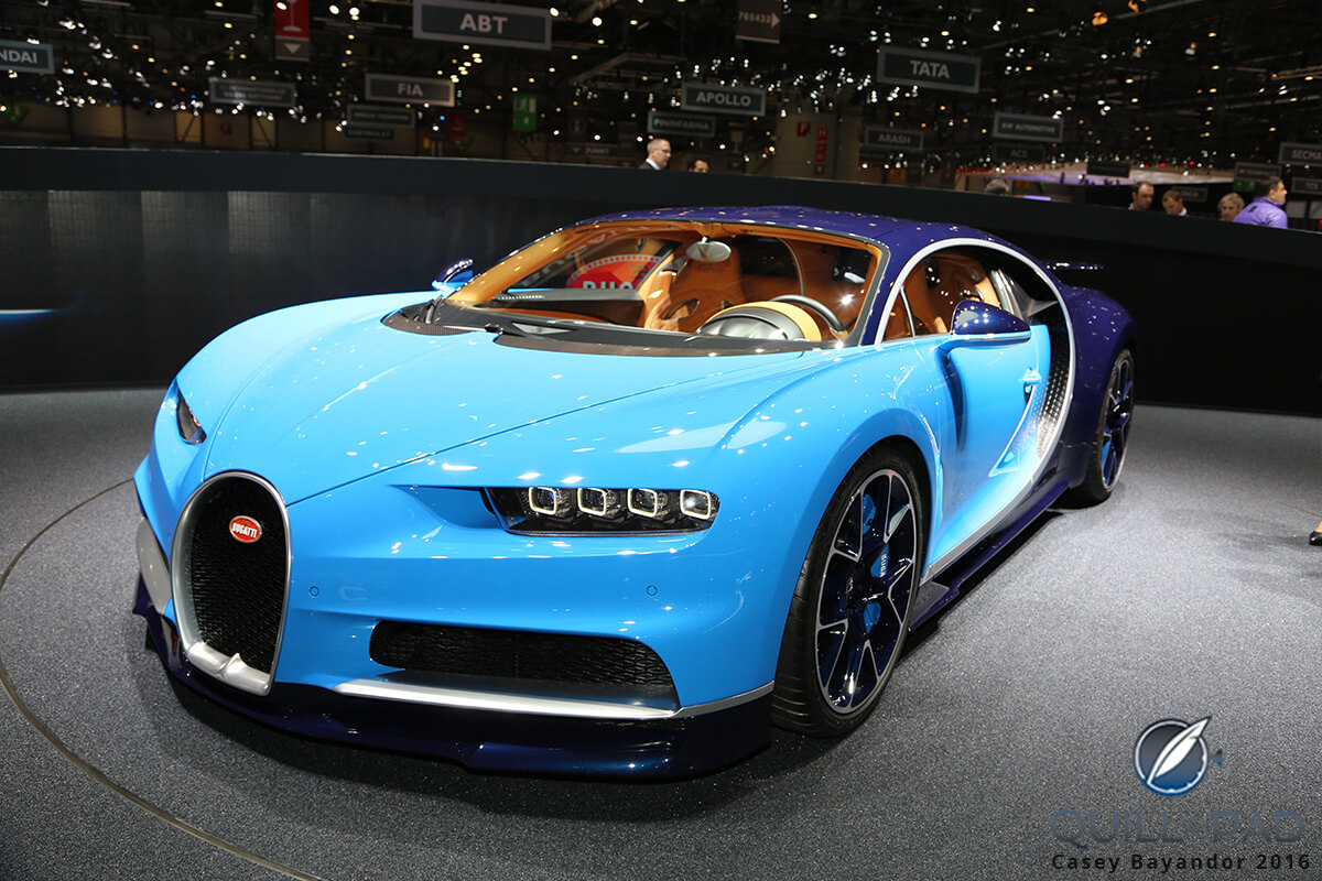 Bugatti Chiron at the 2016 Geneva Motor Show