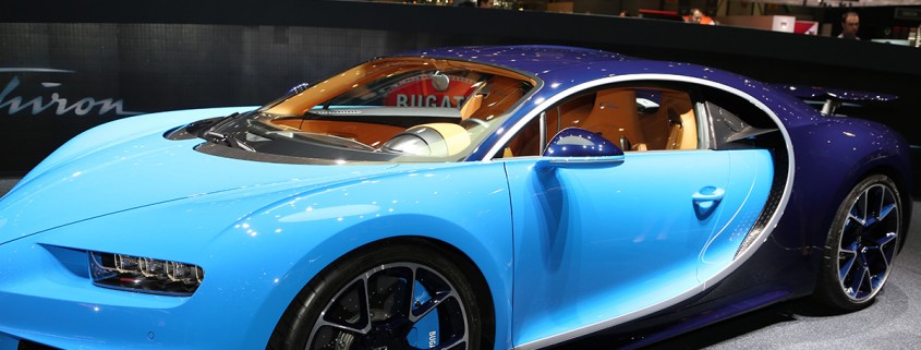Bugatti Chiron at the 2016 Geneva Motor Show