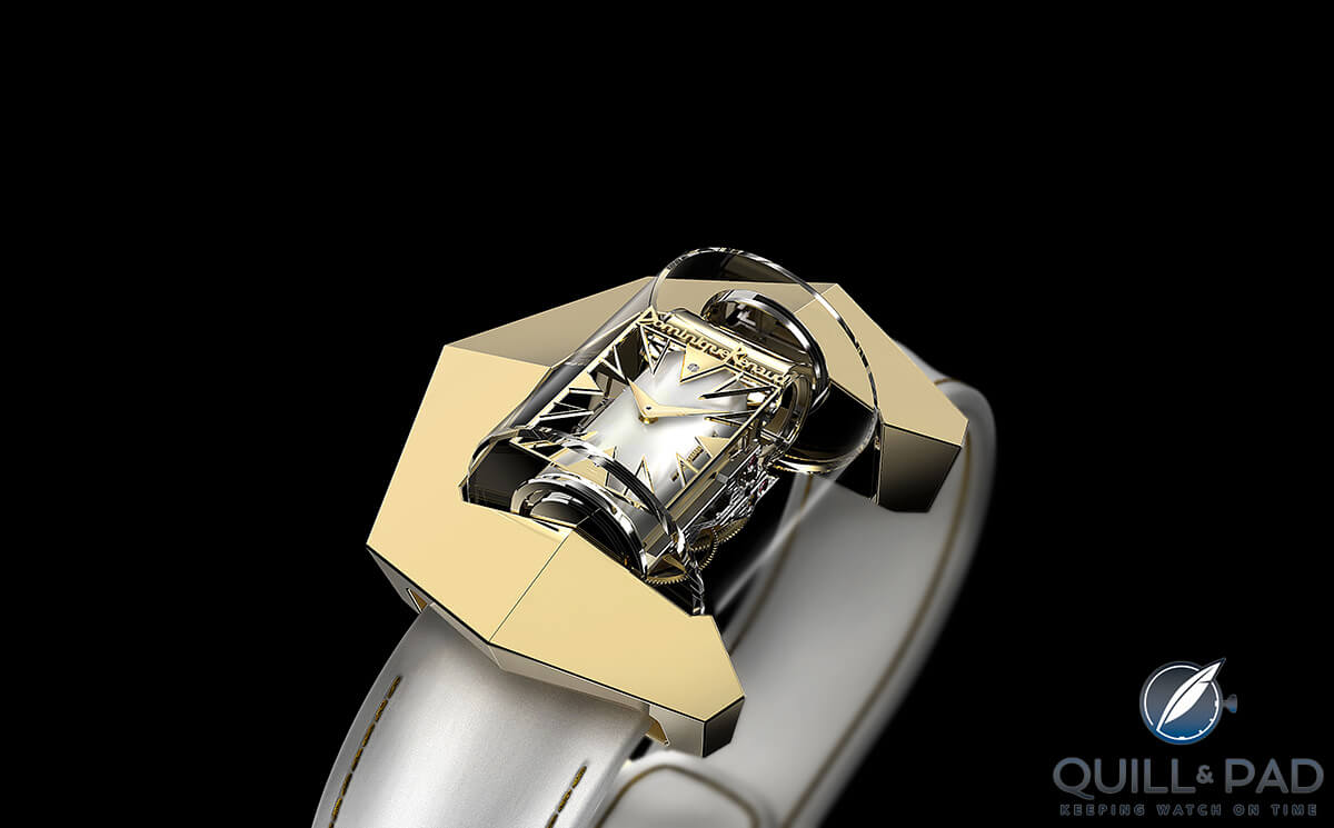 DR01 Twelve First by Dominique Renaud in yellow gold