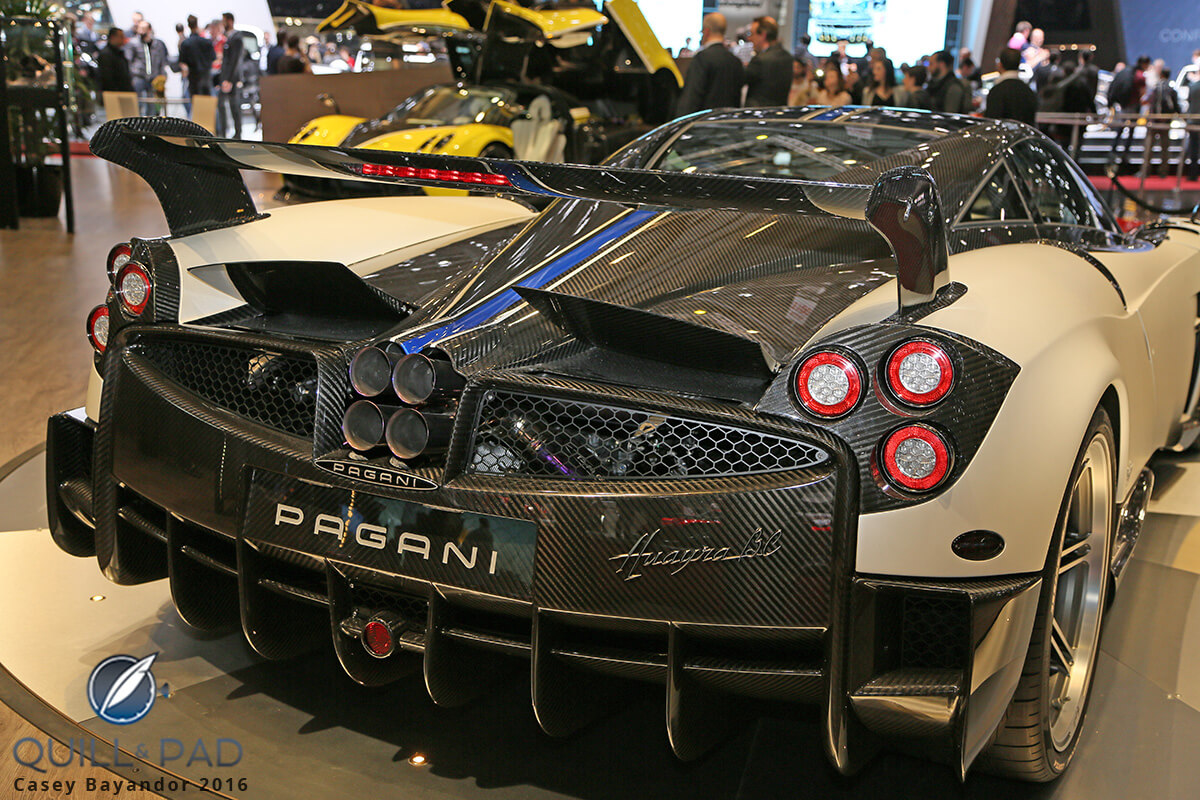 Pagani Huayra BC at the 2016 Geneva Motor Show