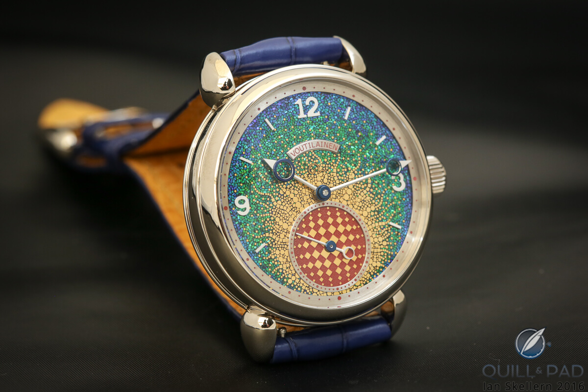 The eye-catching dial of Kaen by Kari Voutilainen