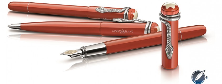 Montblanc Rouge et Noir coral collection
