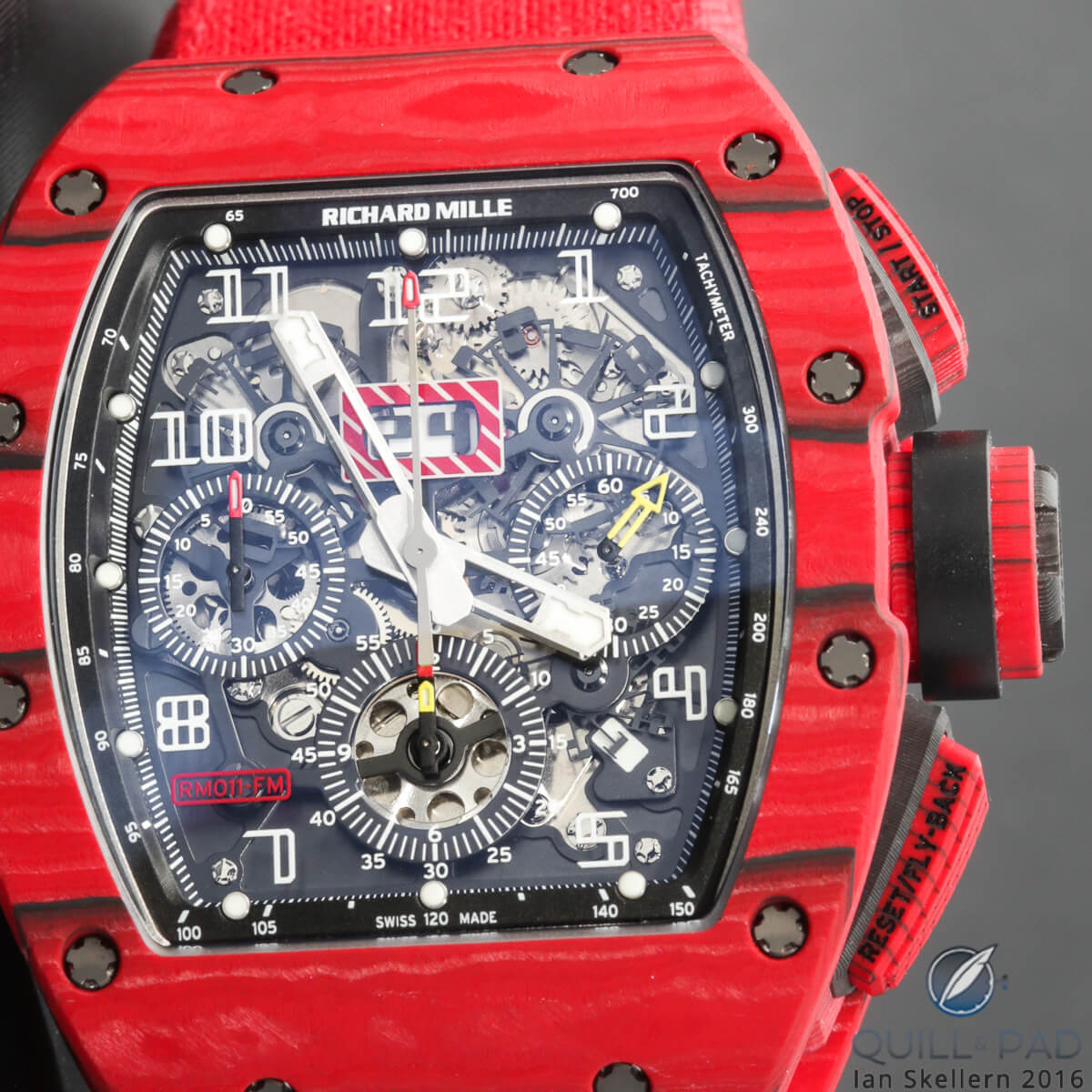 Richard Mille RM 011 Red TPT Quartz Automatic Flyback Chronograph