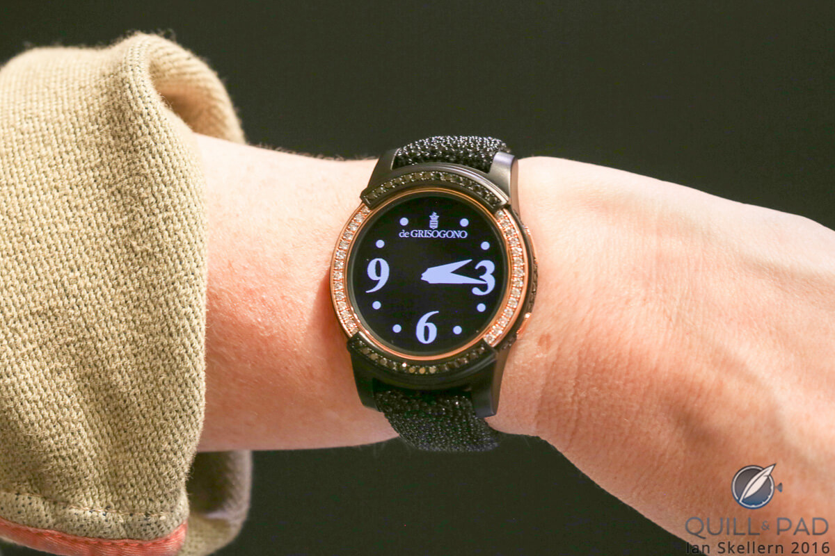 Samsung Gear S2 by de Grisogono wristshot