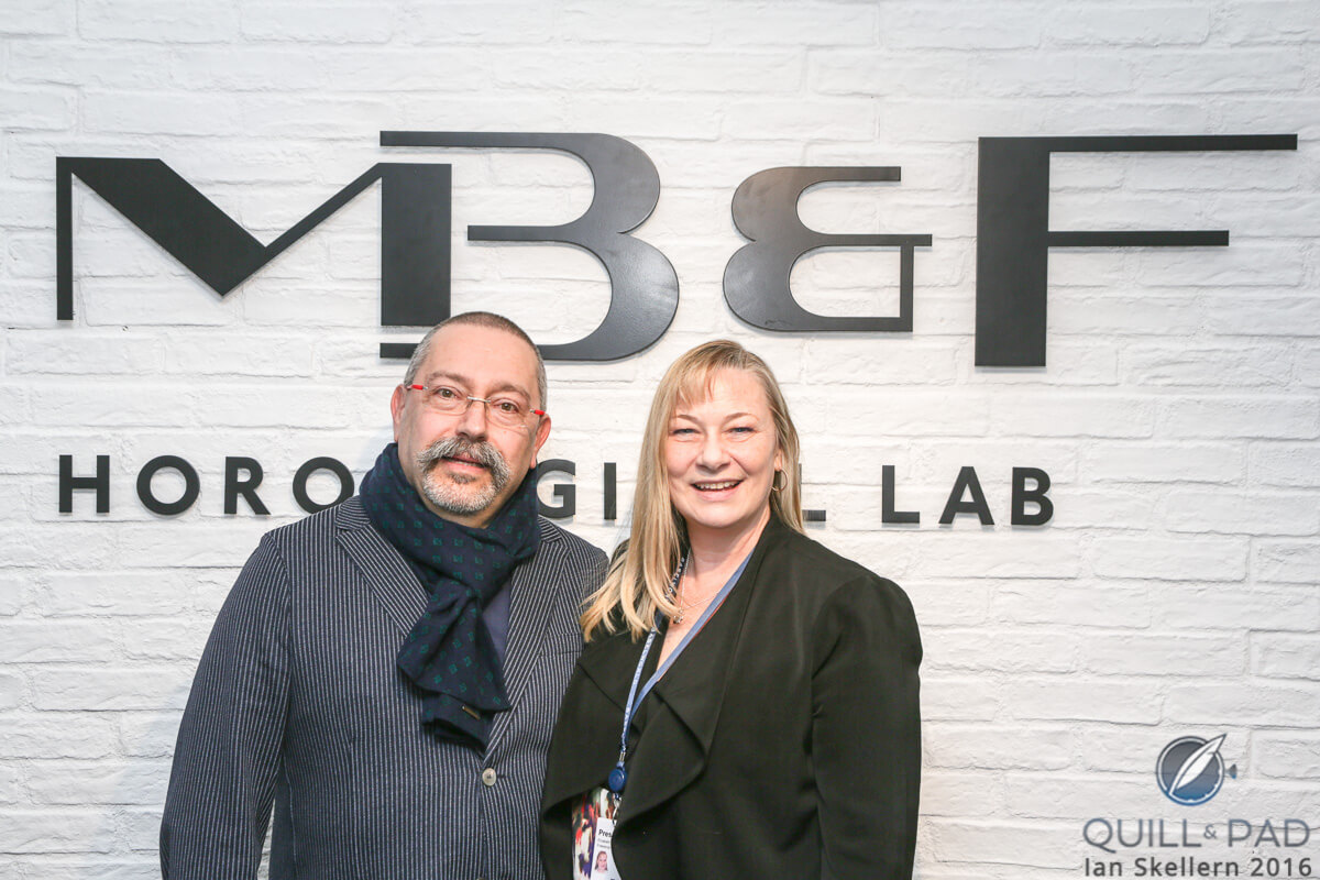 Alain Silberstein and Elizabeth Doerr at Baselworld 2016