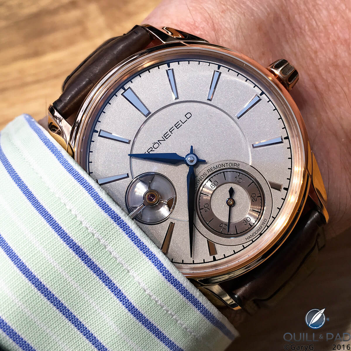 Grönefeld 1941 Remontoire in pink gold