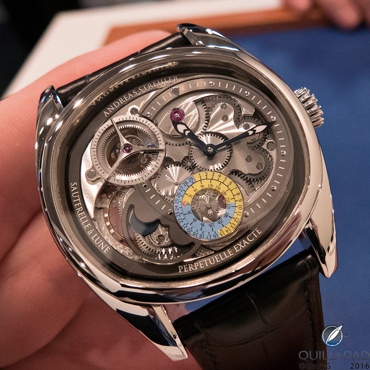 Andreas Strehler Sauterelle à Lune Perpetuelle Exacte