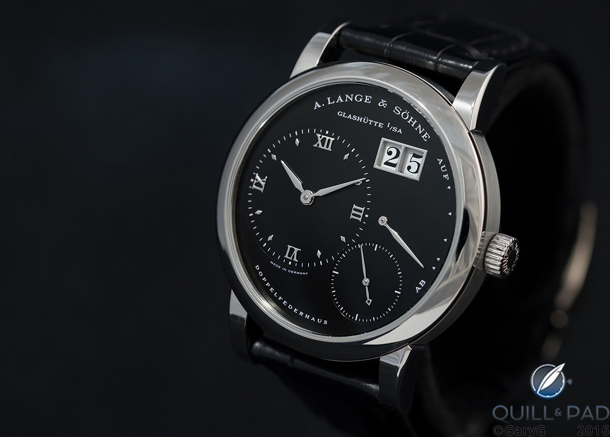 Beauty as well as rarity: A. Lange & Söhne Lange 1 in steel with black dial
