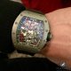 RM 011 Felipe Massa on the wrist of Richard Mille ambassador and world rally champion Sébastien Ogier