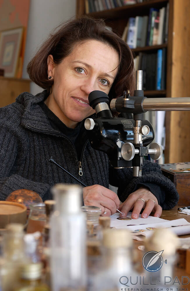 Anita Porchet at work
