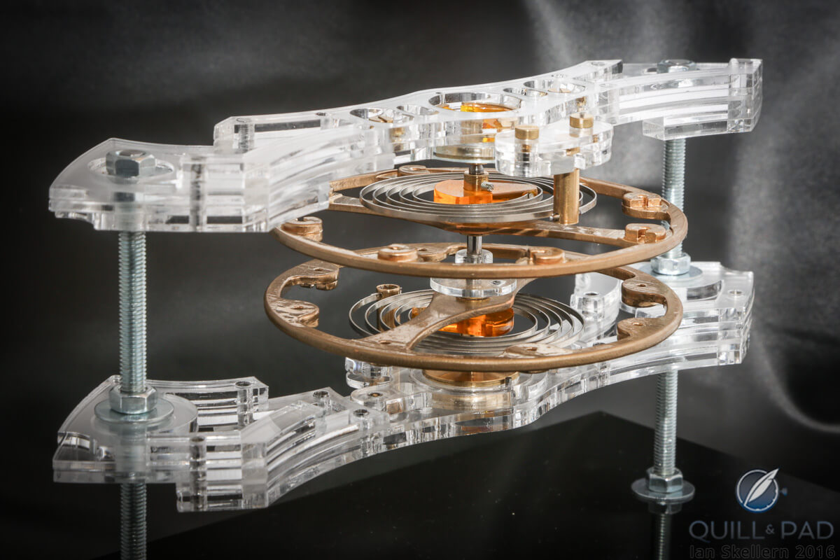 Proof-of-concept model of Audemars Piguet's double balance wheel
