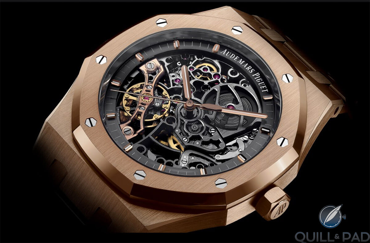 Audemars Piguet Royal Oak Double Balance Wheel Openworked in pink gold