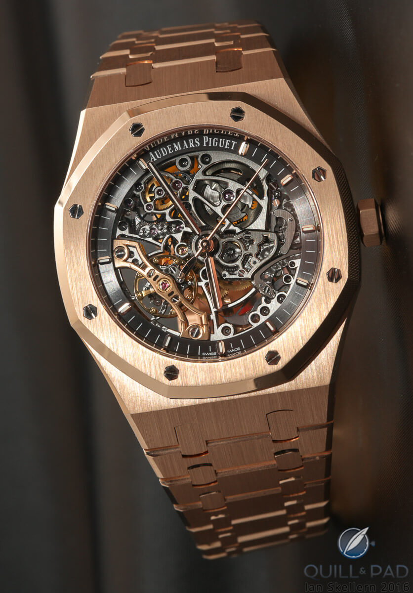 Audemars Piguet Royal Oak Double Balance Wheel Openworked in pink gold