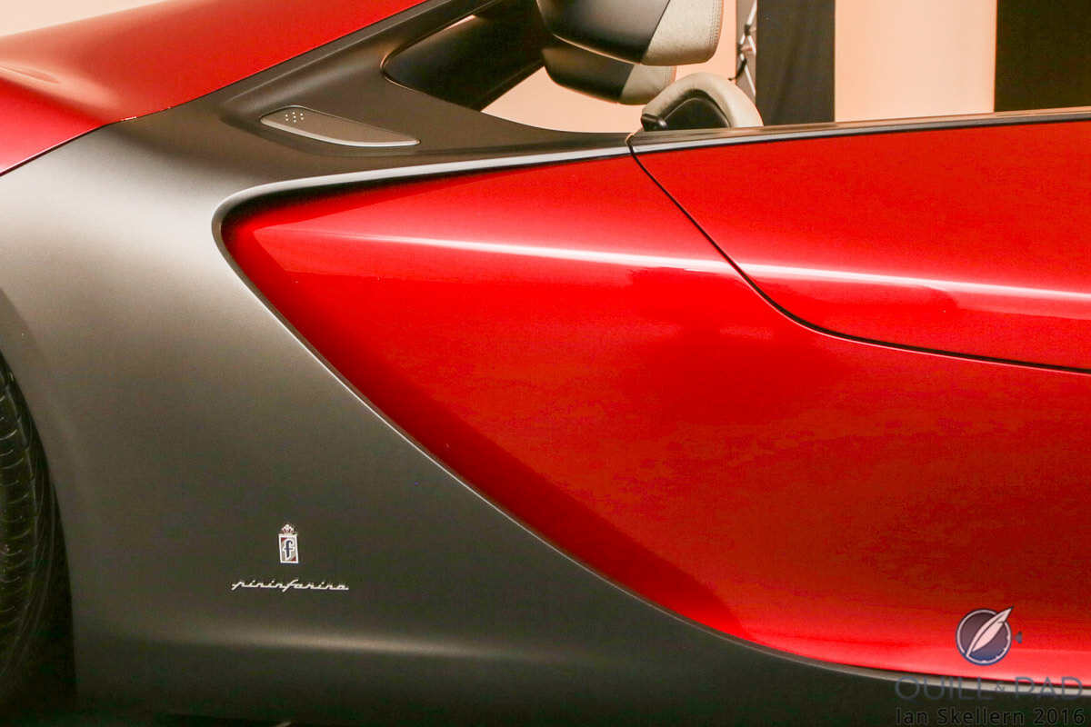 Exquisite lines of the Ferrari Sergio, a concept car from 2013