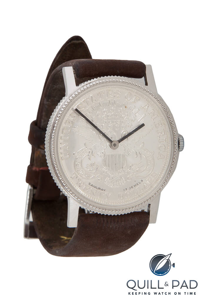 Samuray coin watch, lot 561 in Julien’s 