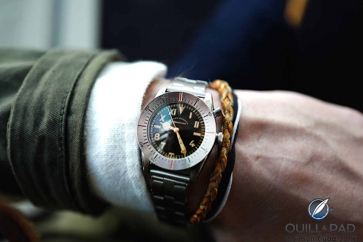 Rolex Zerographe is Lot 36 at the Phillips Start-Stop-Reset auction of stainless steel chronographs