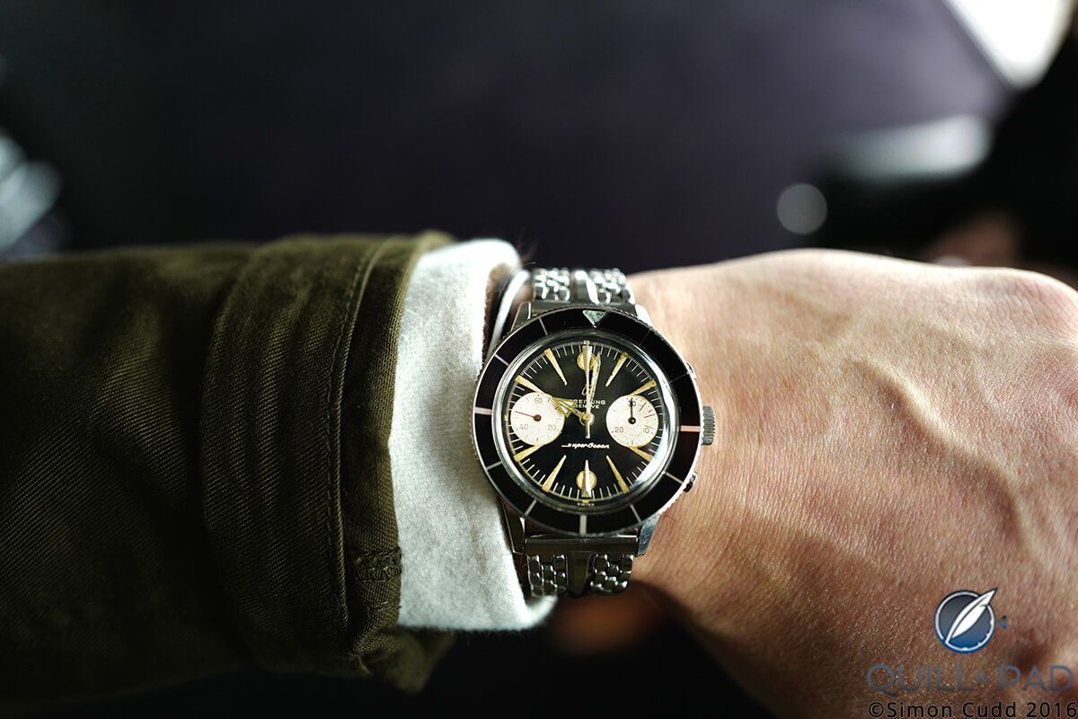 Breitling Superocean 807 is Lot 4 at the Phillips Start-Stop-Reset auction of stainless steel chronographs