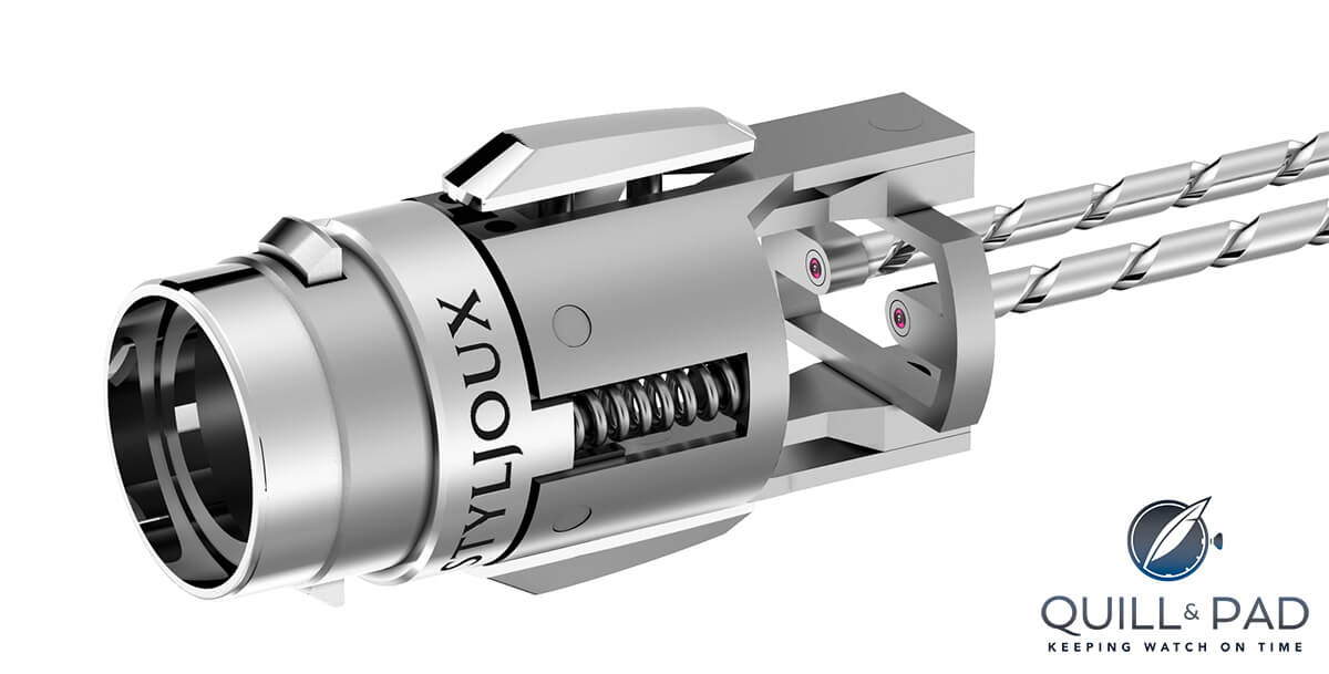 Cap release mechanism of the Styljoux Le Calibre pen