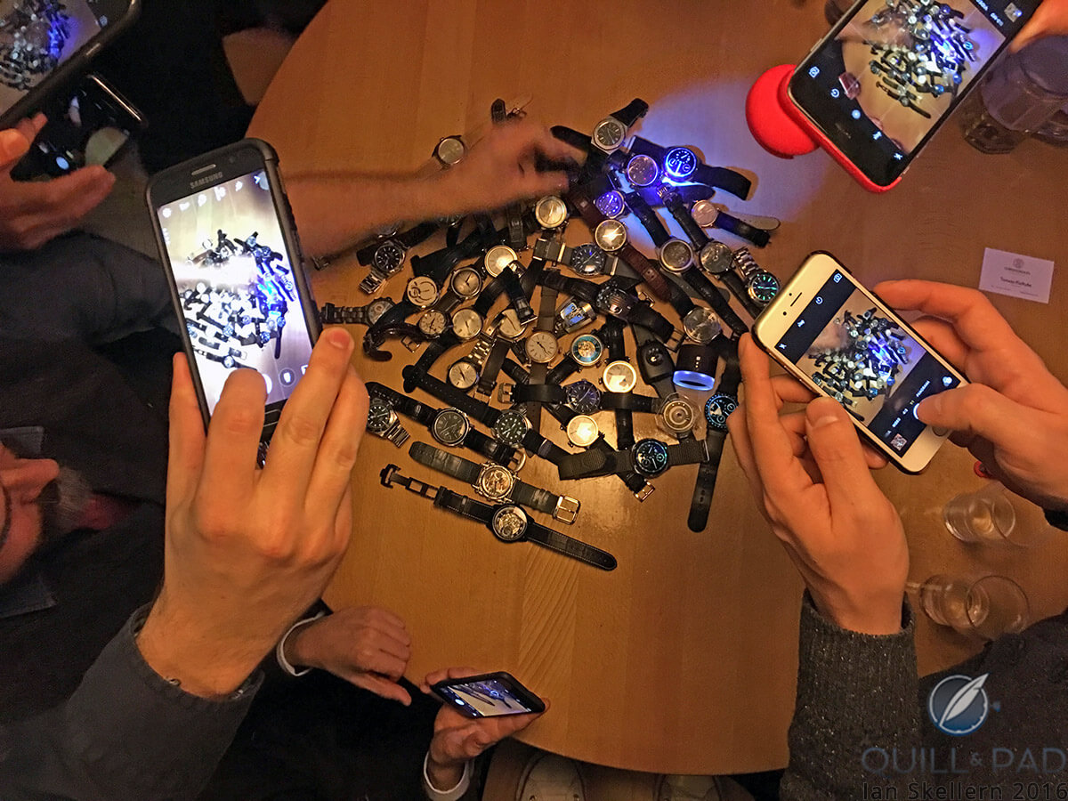 You know you’re a watch guy if . . . at a restaurant you photograph everyone's watches but not the food