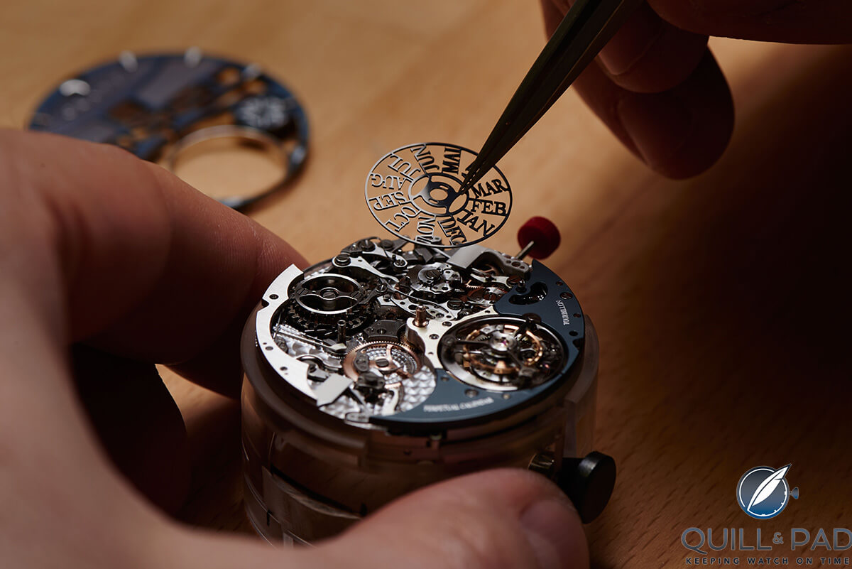 Assembling the movement of the Graff MasterGraff Perpetual Calendar