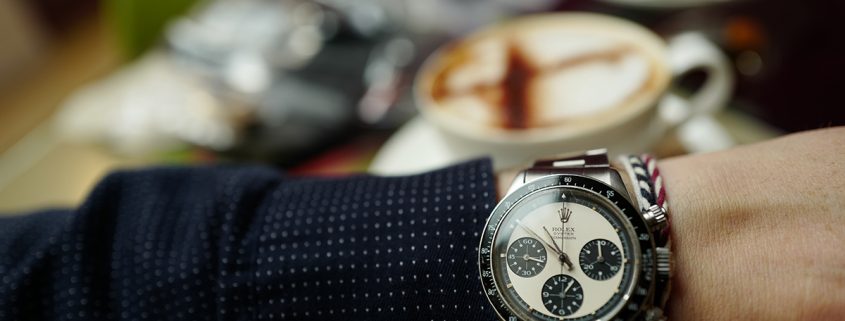 Rolex Oyster Cosmograph Paul Newman Daytona Reference 6263 from about 1970 at the July 2 Watches of Knightsbridge auction