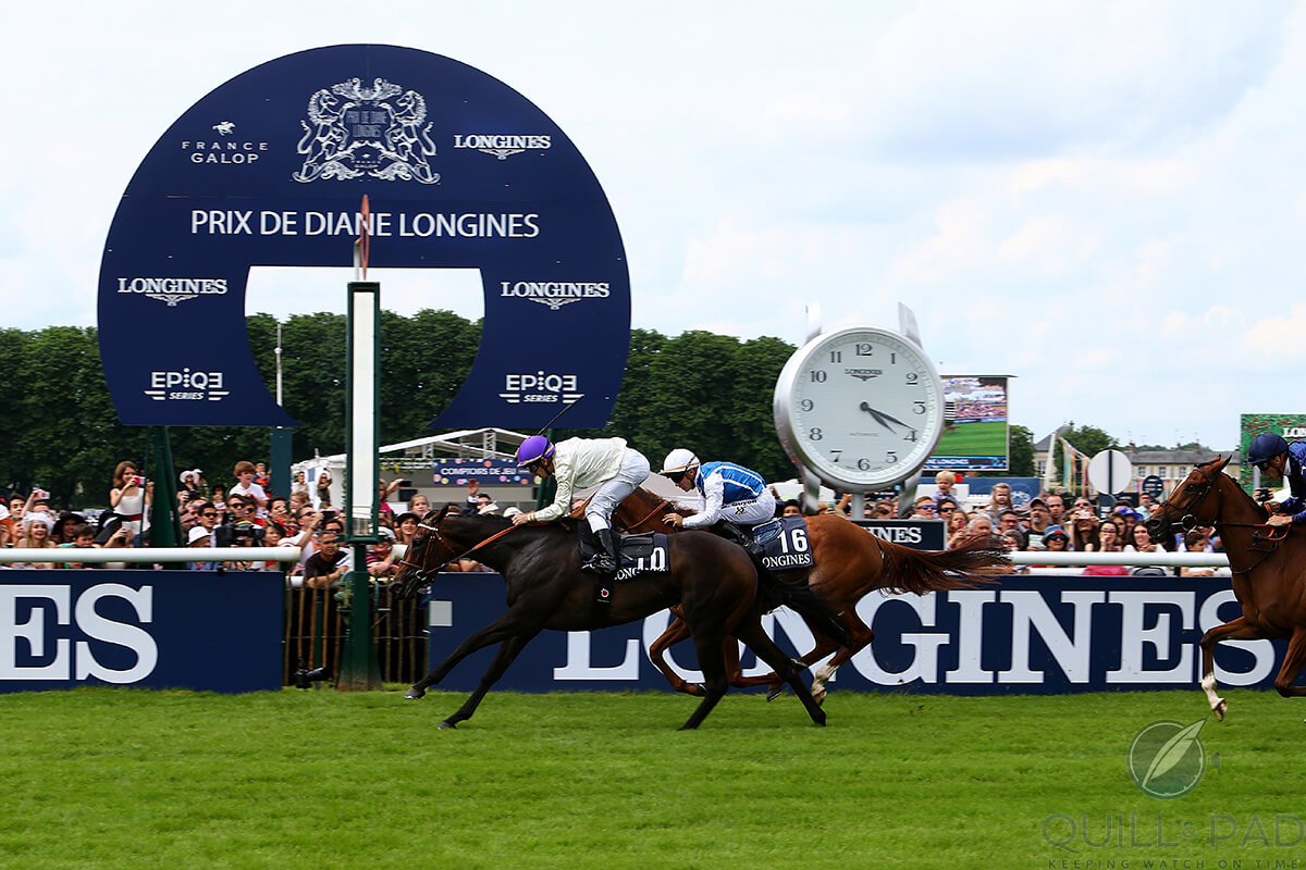 Jockey Christian Demuro won the Prix de Diane Longines on La Cressonnière
