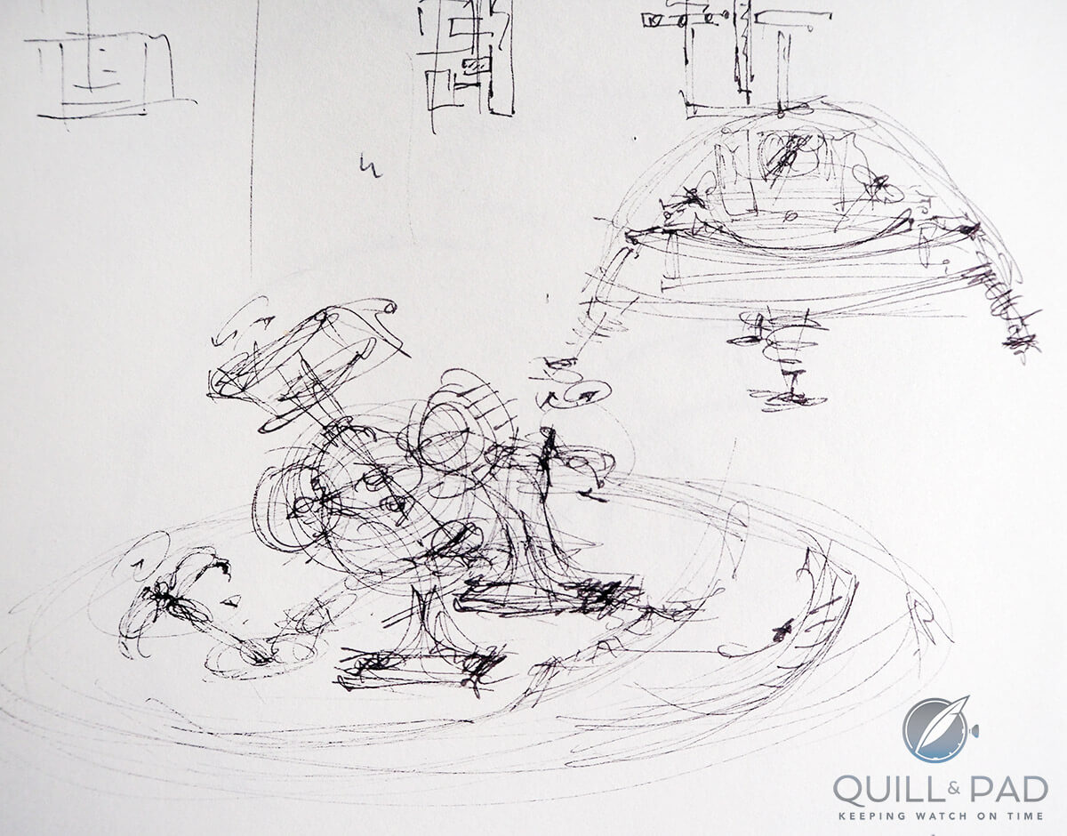 One of Miki Eleta's original working sketches for BY 21Dez12ME