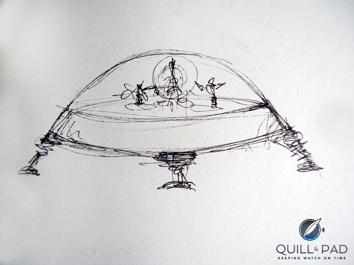 One of Miki Eleta's original working sketches for BY 21Dez12ME