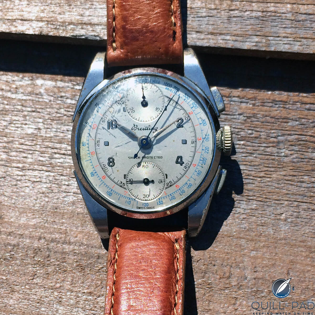 Grandpa's 1947 Breitling Reference 181, a cherished gift from my uncle