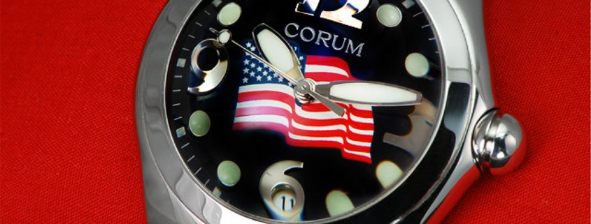 Corum American Flag Bubble