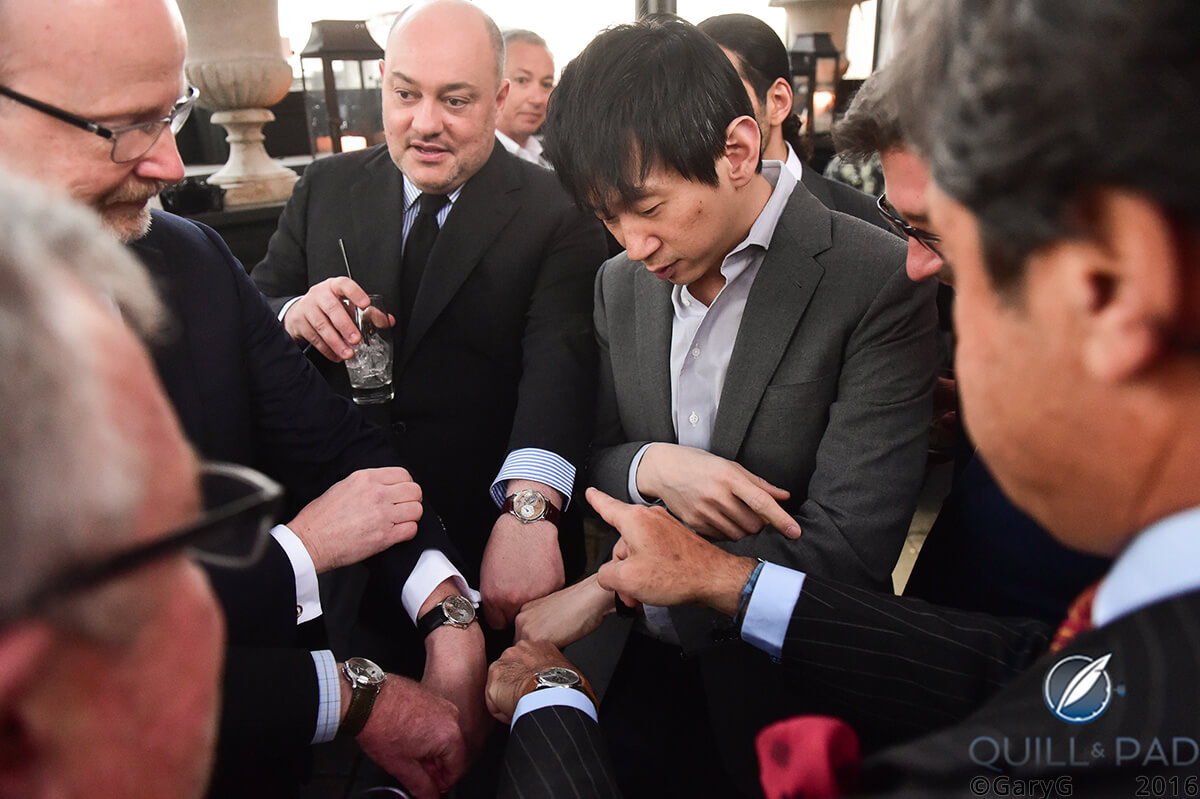 Gathering of the clan: Tourbillon Souverain owners convene (photo courtesy F.P. Journe)