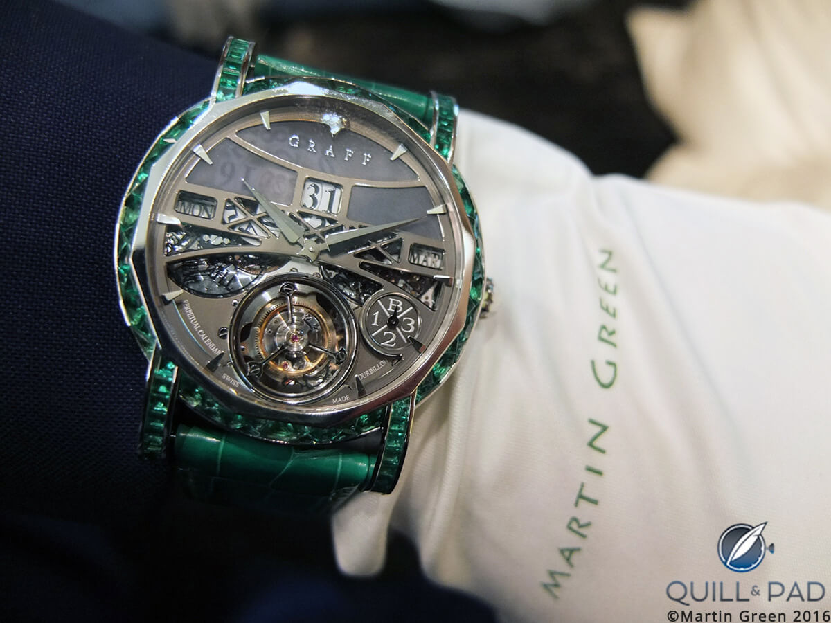 Emerald-set Graff MasterGraff Perpetual Calendar