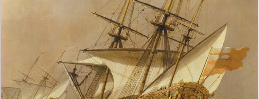 HMS Resolution, the ship that Captain James Cook used to explore teh South Pacific and sail the globe