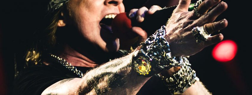Axl Rose on stage