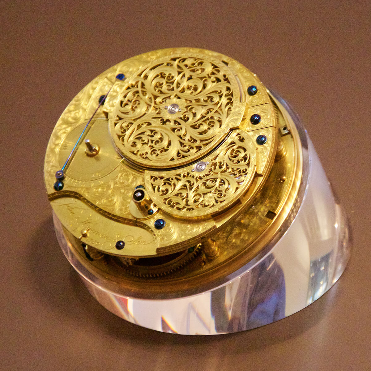 The movement of John Harrison H4, we might assume Kendal's K1 looked very similar