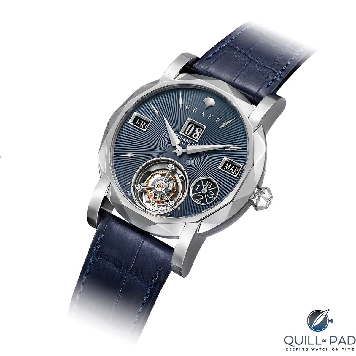 Graff MasterGraff Perpetual Calendar with blue dial