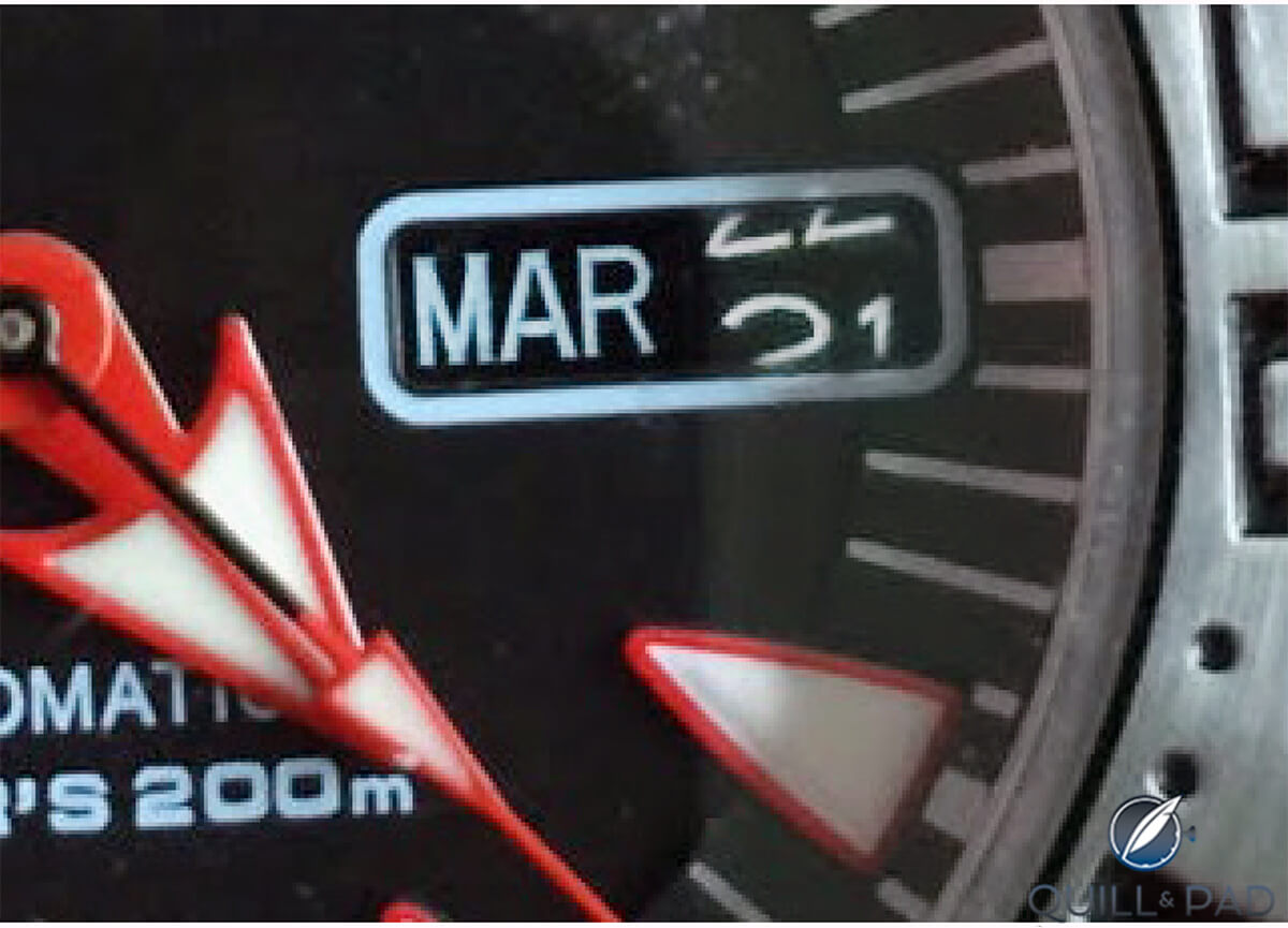 Setting the indications around midnight can cause misalignment