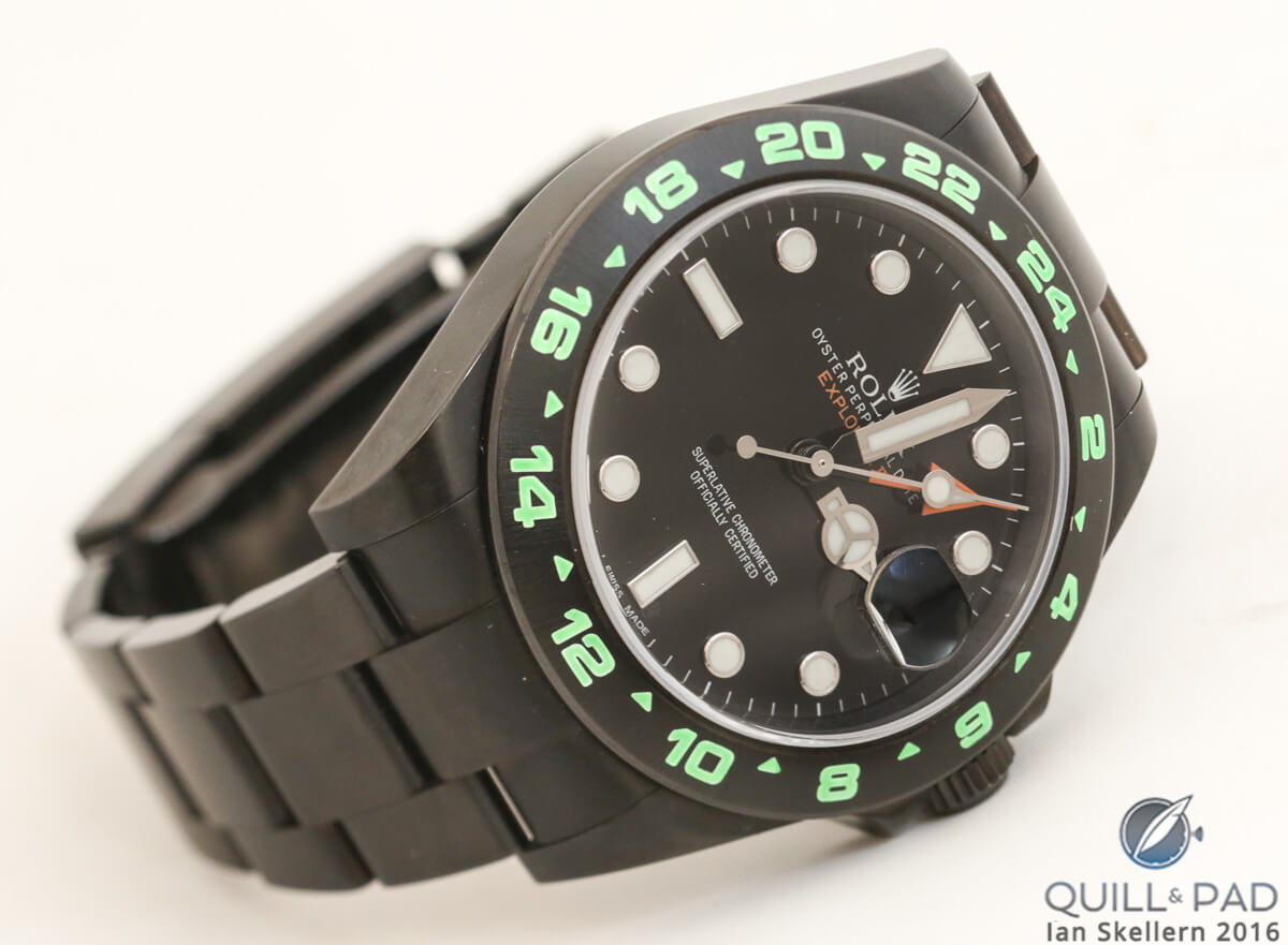 Blackened Rolex Explorer II