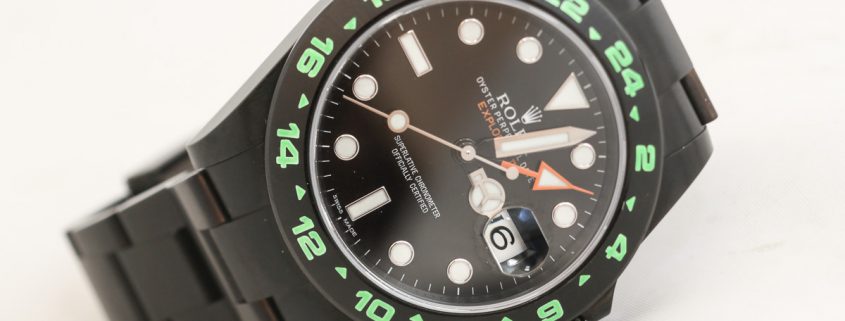 Blackened Rolex Explorer II
