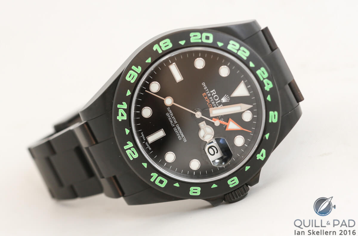 Blackened Rolex Explorer II